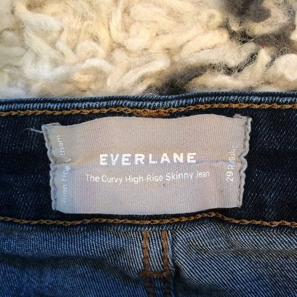 Everlane curvy high rise skinny jeans size 29 - Picture 2 of 5